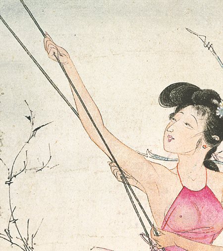 广平-胡也佛的仕女画和最知名的金瓶梅秘戏图